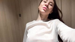 [4K] Transparent Clothes with Olga Kiss | See-Through Try On Haul At The Mall