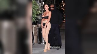 BIANCA CENSORI STEPS OUT IN LINGERIE SET IN ROMANTIC OUTING WITH KANYE WEST