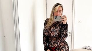 See through Clothing try on haul [4k] | Bikini and lingerie