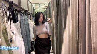 Try-on Haul in Transparent Clothes I See-Through Daily Wear