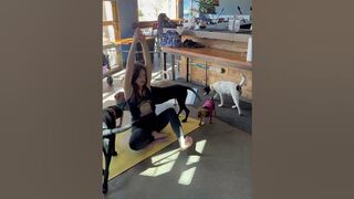 Yoga with #puppies !!