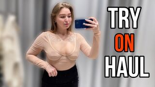 Transparent Clothes Try on Haul | See-Through