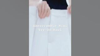 Dive into my Abercrombie & Fitch mini try-on haul #abercrombieandfitch #minihaul #tryon