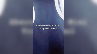 Dive into my Abercrombie & Fitch mini try-on haul #abercrombieandfitch #minihaul #tryon