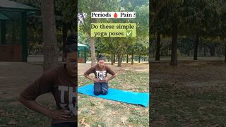 Periods????pain? let's try #viral #yoga #exercise #yoga #yogapose#fitness#shorts#ytshorts