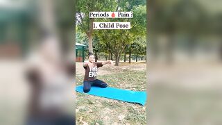 Periods????pain? let's try #viral #yoga #exercise #yoga #yogapose#fitness#shorts#ytshorts