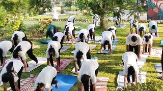 #yoga #yogapractice by Surya namaskar