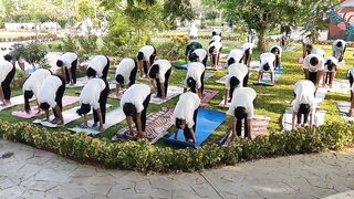 #yoga #yogapractice by Surya namaskar