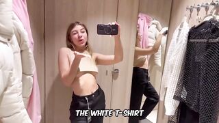 Try On Haul Transparent See through Lingerie Very revealing Try On Haul at the Mall