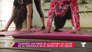 Aleida Núñez explica cómo el yoga le ayudó en su vida y en El Señor de los Cielos