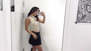 4K| 2024✌????E-girl Try on haul Transparent in Red21