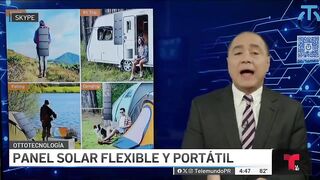 Éste es un panel solar flexible que le permite recargar su teléfono celular en cualquier lugar