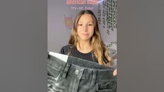 american eagle try on haul! #kristinak #haul #clotheshaul #tryon #viral