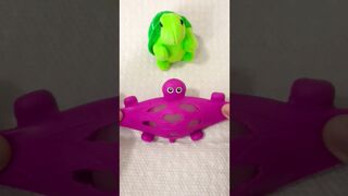 stretching and squishy turtles #viral #squishy #stretching #funandfidgety #ytshort #tiktok #popular