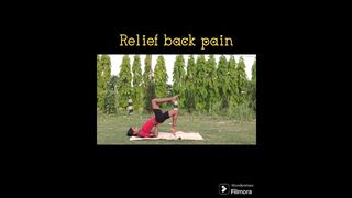 back pain #advanceyoga #yoga #exercise #stayfit #workout #yogapose