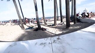 Florida Beach walk at Spring Break!! Bikinis ????????????????