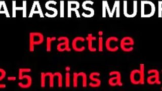 MAHASIRS MUDRA - powerful mudra helpful mudra #meditation #mudra #yoga #yogaforbeginners