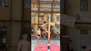 Indian sport????????#mallakhamb #calisthenics #mallakhambtrick #champion #kheloindia #shorts #yoga