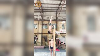 Indian sport????????#mallakhamb #calisthenics #mallakhambtrick #champion #kheloindia #shorts #yoga