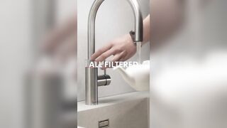 The Flex is the only Quooker tap with a handy, flexible pull out hose.