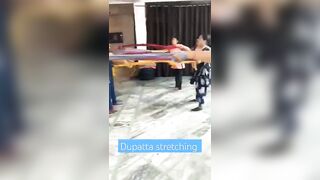 Dupatta stretching #flexibility ##lossarmfat##shortvideo ##youtubeshorts ##weightloss