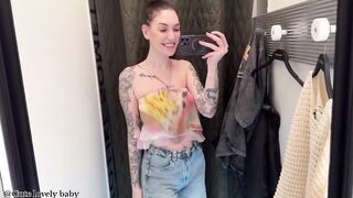 [4K] TRY ON HAUL CLOTHES | VERY TRANSPARENT AND SEE THROUGH | NO BRA