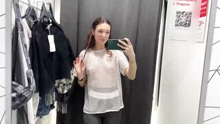 See-Through Try On Haul | Transparent Lingerie and Clothes | Try-On Haul At The Mall College Outfit