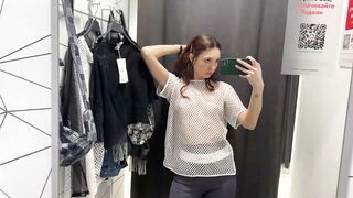 See-Through Try On Haul | Transparent Lingerie and Clothes | Try-On Haul At The Mall College Outfit