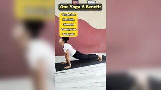 ONE YOGA 5 BENEFIT || #yoga #workout #exercise #backpain #yogapractice #viralvideo #yogmudra #love