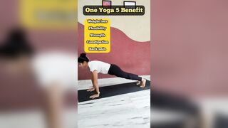 ONE YOGA 5 BENEFIT || #yoga #workout #exercise #backpain #yogapractice #viralvideo #yogmudra #love