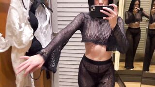 [4K] Transparent Outfit | Try on Haul with Amanda