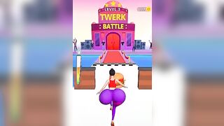 twerk race 3D- running game #youtube #viral #shots @ffarjungamer2o