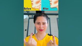 ????????28 days challange reduce face face fat,anti-aging, double chin yoga try ????????????????#shorts