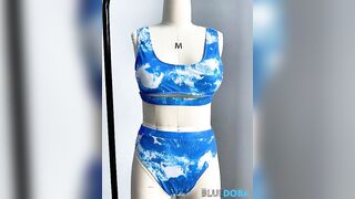 Custom Personalized Women's Wide Shoulder Straps Bikini Set