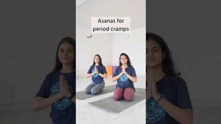 Asanas for period cramps #yoga #periods #trending #viral #yogaforbeginners #yogapractice #yogalife