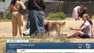 San Diego tightens regulations on beach yoga