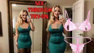 See through try on Emma's Sheer Lingerie Try-On Haul | 4K Transparent Delights