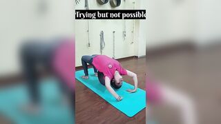 Improve back bend with yoga wheel #yoga #trendingreels #youtubeshorts #shorts