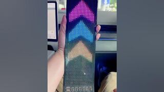 led car sticker #flexible #automobile #fashion