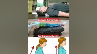 Posture Correction Techniques with ???????????? Results #posture #spine #yoga #selfcare