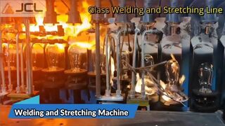 JCL Welding and Stretching Line for Glass Stemware Production