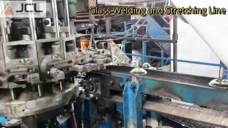 JCL Welding and Stretching Line for Glass Stemware Production