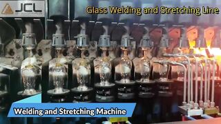 JCL Welding and Stretching Line for Glass Stemware Production