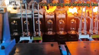 JCL Welding and Stretching Line for Glass Stemware Production