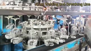 JCL Welding and Stretching Line for Glass Stemware Production