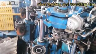 JCL Welding and Stretching Line for Glass Stemware Production