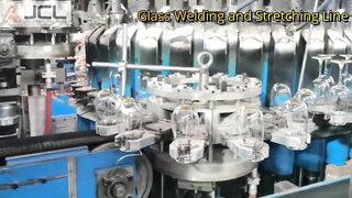 JCL Welding and Stretching Line for Glass Stemware Production