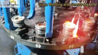 JCL Welding and Stretching Line for Glass Stemware Production