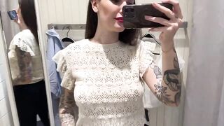 [4K] TRY ON HAUL CLOTHES | VERY TRANSPARENT AND SEE THROUGH | NO BRA #1million @dazzlenow