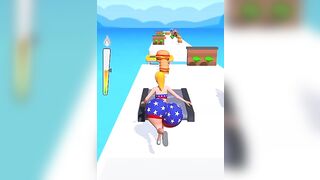 Twerk Race 3D Fun Run Gameplay Level 100 complete ????#shortvideo #twerkrace3drunninggame #trendinggame